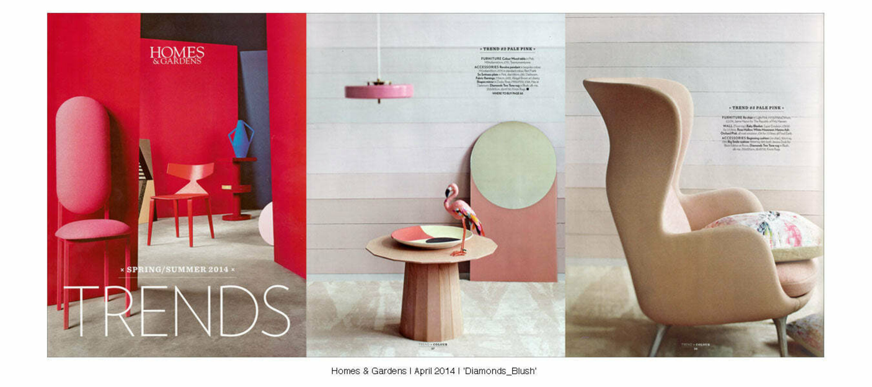 Homes & Gardens | April 2014 | Diamonds Two Tone Blush