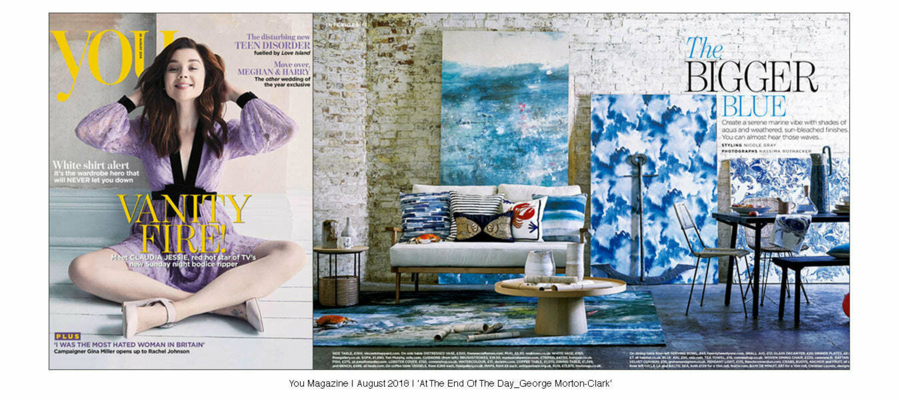 You Magazine | August 2018 | George Morton-Clark | At The End Of The Day Original