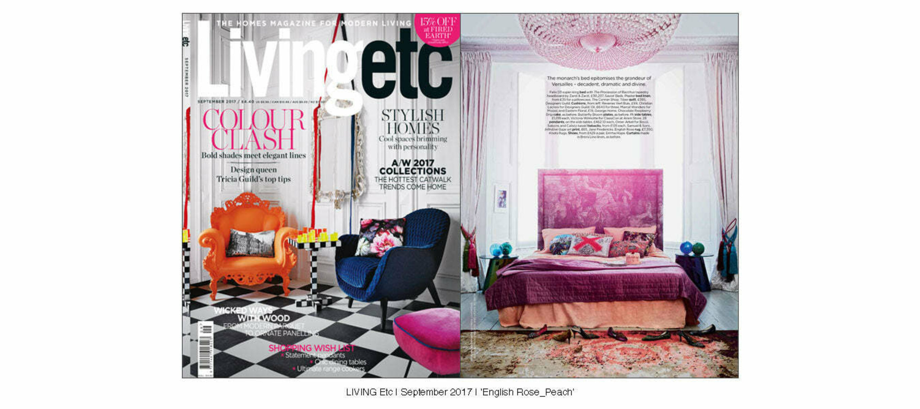 Living Etc | September 2017 | English Rose Peach